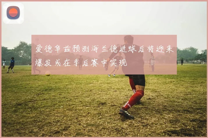 爱德华兹预测海兰德进球后将迎来爆发或在季后赛中实现